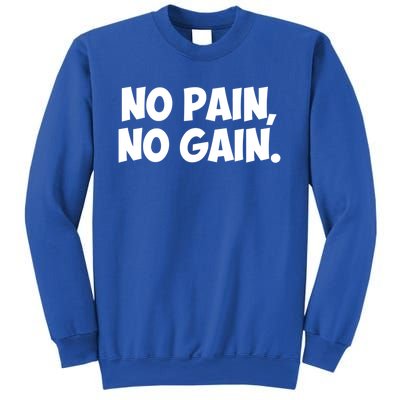 No Pain No Gain Cool Gift Sweatshirt