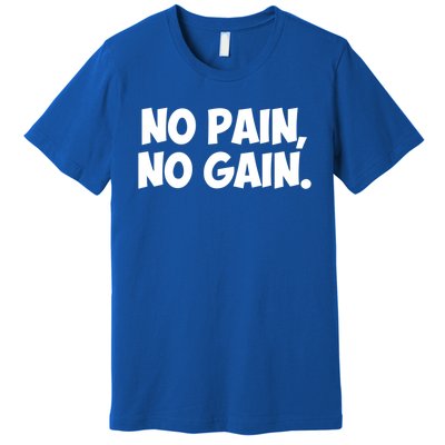 No Pain No Gain Cool Gift Premium T-Shirt