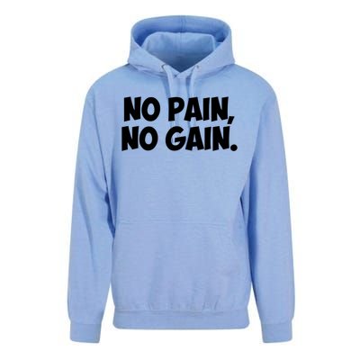 No Pain No Gain Cool Gift Unisex Surf Hoodie