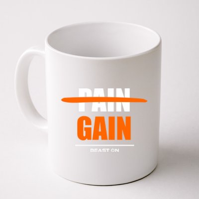 No Pain No Gain Gym Bodybuilding Gains Fitness Workout Gift Coffee Mug