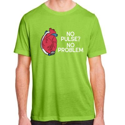 No Pulse No Problem Heartmate Lvad Heart Cvicu Adult ChromaSoft Performance T-Shirt