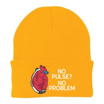 No Pulse No Problem Heartmate Lvad Heart Cvicu Knit Cap Winter Beanie