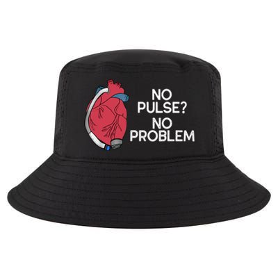 No Pulse No Problem Heartmate Lvad Heart Cvicu Cool Comfort Performance Bucket Hat