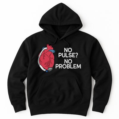 No Pulse No Problem Heartmate Lvad Heart Cvicu Hoodie