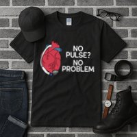 No Pulse No Problem Heartmate Lvad Heart Cvicu Tall T-Shirt