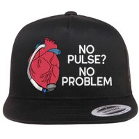 No Pulse No Problem Heartmate Lvad Heart Cvicu Flatbill Hat