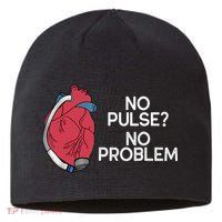 No Pulse No Problem Heartmate Lvad Heart Cvicu Sustainable Beanie