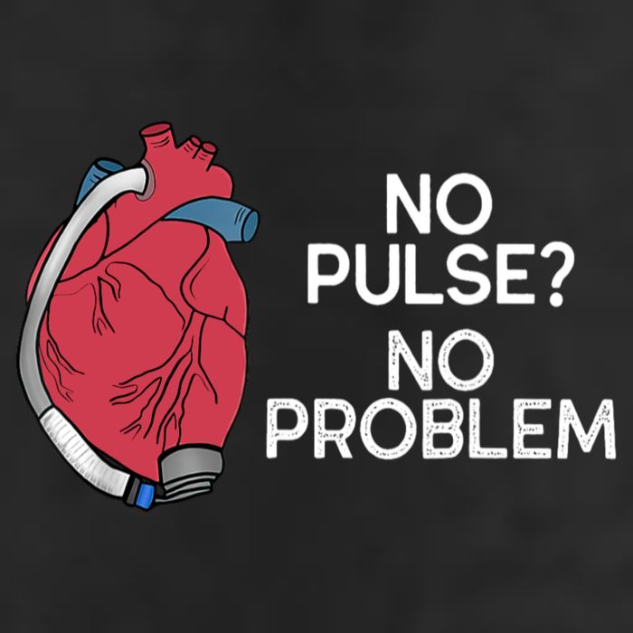 No Pulse No Problem Heartmate Lvad Heart Cvicu 25L Jumbo Tote