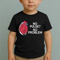 No Pulse No Problem Heartmate Lvad Heart Cvicu Toddler T-Shirt