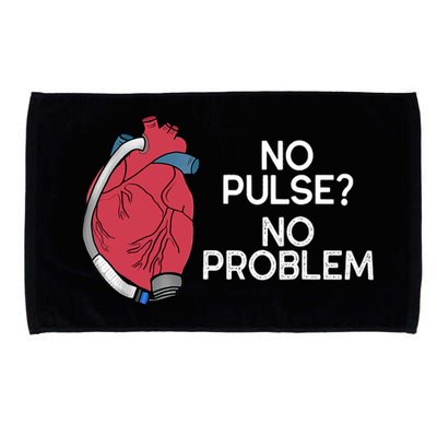 No Pulse No Problem Heartmate Lvad Heart Cvicu Microfiber Hand Towel