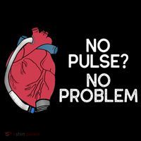 No Pulse No Problem Heartmate Lvad Heart Cvicu Cropped Pullover Crew