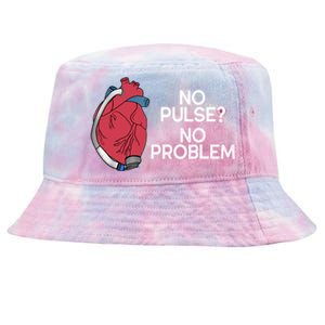 No Pulse No Problem Heartmate Lvad Heart Cvicu Tie-Dyed Bucket Hat