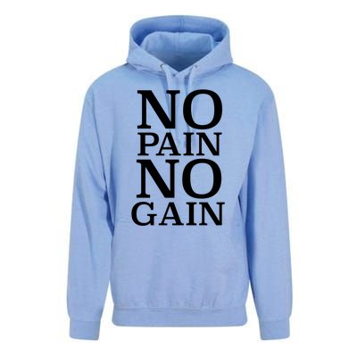 No Pain No Gain Motivation Funny Gift Unisex Surf Hoodie