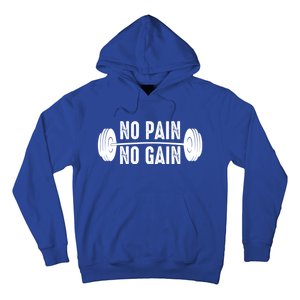 No Pain No Gain Gym Workout Fitness Gift Hoodie