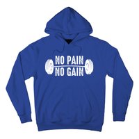 No Pain No Gain Gym Workout Fitness Gift Hoodie