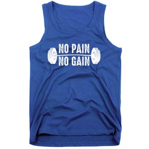 No Pain No Gain Gym Workout Fitness Gift Tank Top