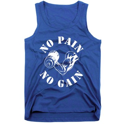 No Pain No Gain Gym Workout Fitness Training Gift Tank Top