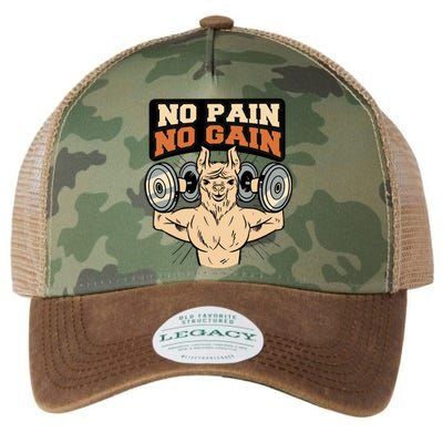 No Pain No Gain Gift Legacy Tie Dye Trucker Hat