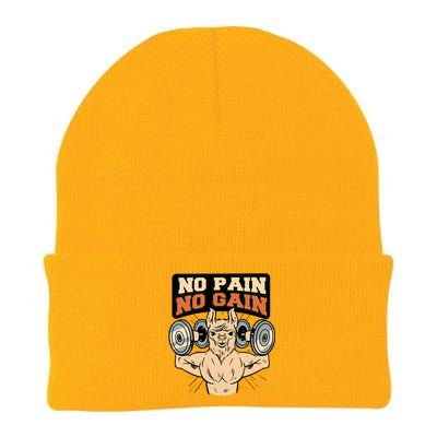 No Pain No Gain Gift Knit Cap Winter Beanie