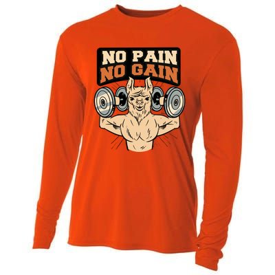 No Pain No Gain Gift Cooling Performance Long Sleeve Crew