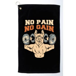 No Pain No Gain Gift Platinum Collection Golf Towel