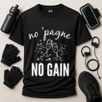 No Pagne No Gain Cooling Performance Crew T-Shirt