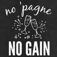 No Pagne No Gain Adult Drive Performance Visor