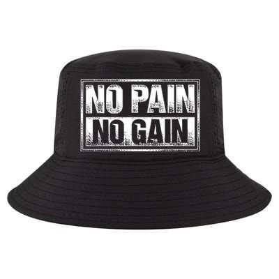 No Pain No Gain Gym Workout & Fitness Training Cool Comfort Performance Bucket Hat