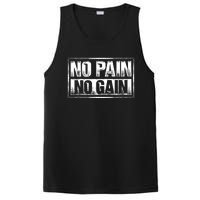 No Pain No Gain Gym Workout & Fitness Training PosiCharge Competitor Tank