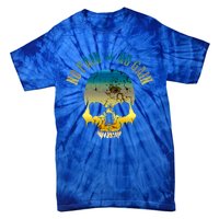 No Pain No Gain Vintage Skull Workout Bodybuilding Fitness Gift Tie-Dye T-Shirt