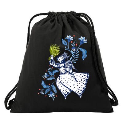 Nowruz Persian New Year Spring Equinox Haftseen Happy Norouz Drawstring Bag