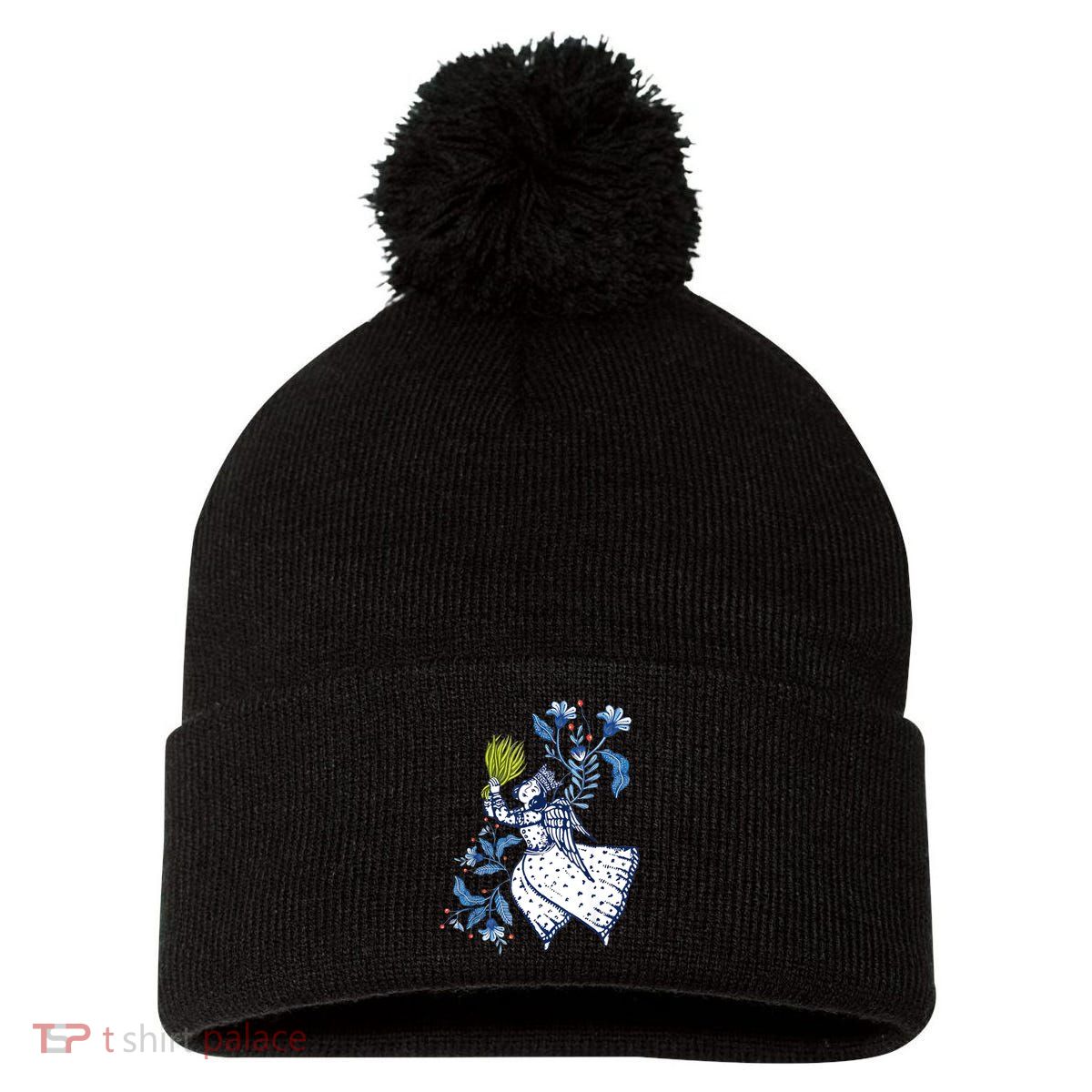 Nowruz Persian New Year Spring Equinox Haftseen Happy Norouz Pom Pom 12in Knit Beanie