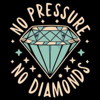 No Pressure No Diamonds Cooling Performance Crew T-Shirt