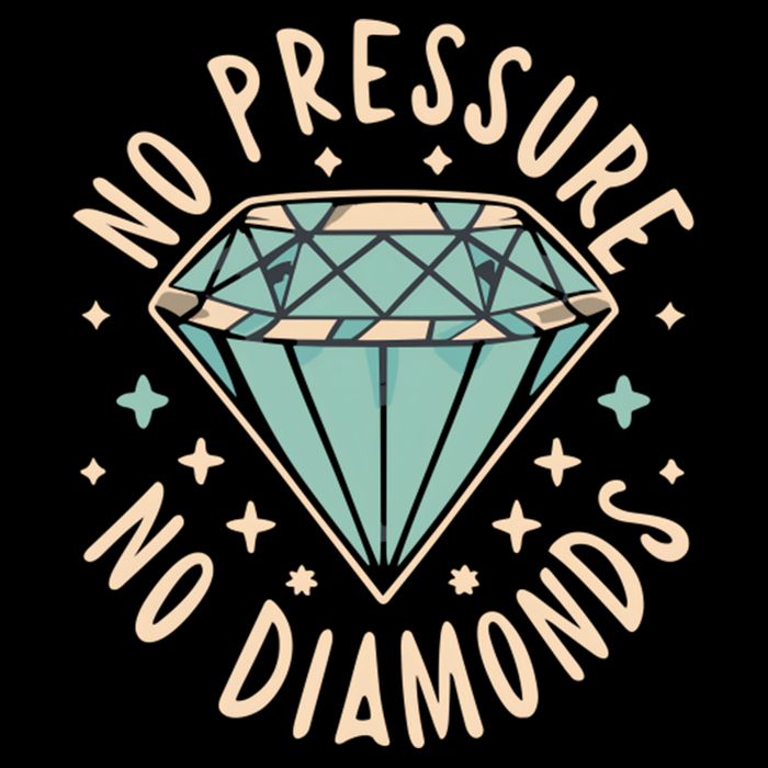 No Pressure No Diamonds Cooling Performance Crew T-Shirt