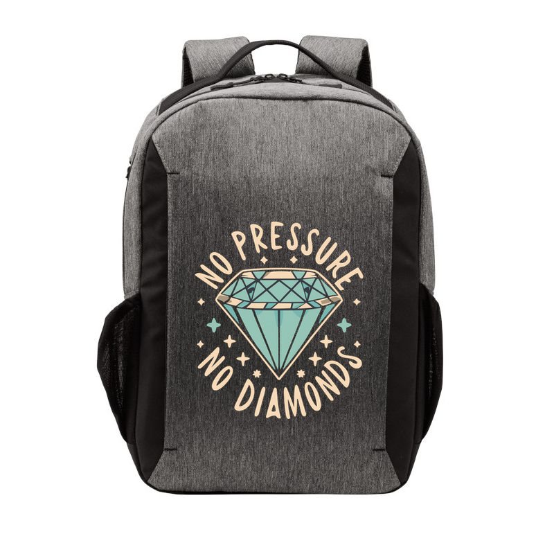 No Pressure No Diamonds Vector Backpack