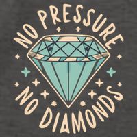 No Pressure No Diamonds Vector Backpack