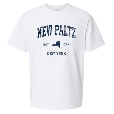 New Paltz New York Ny Vintage Athletic Sueded Cloud Jersey T-Shirt