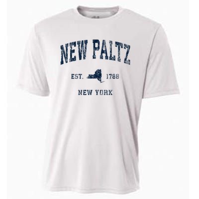 New Paltz New York Ny Vintage Athletic Cooling Performance Crew T-Shirt