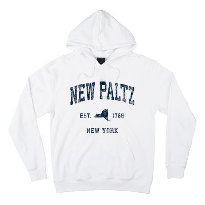 New Paltz New York Ny Vintage Athletic Hoodie