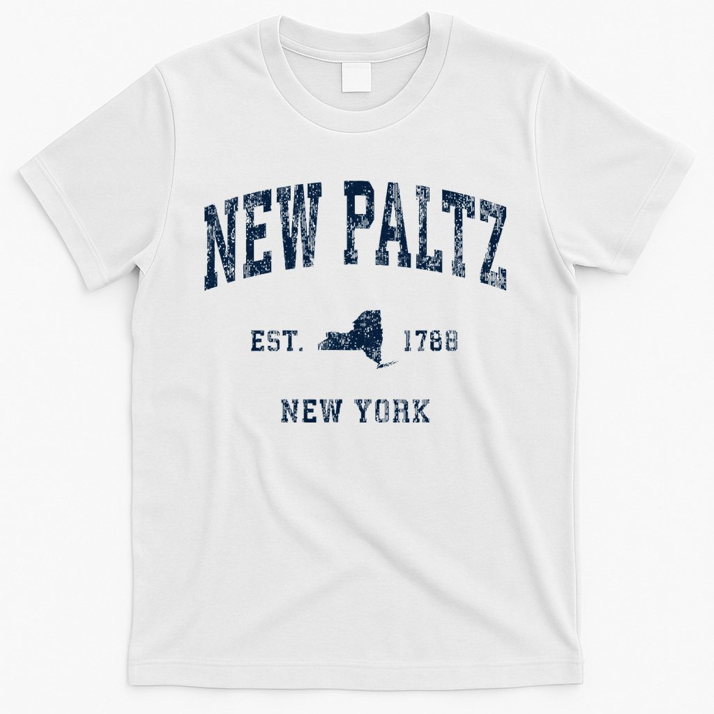 New Paltz New York Ny Vintage Athletic T-Shirt