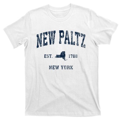 New Paltz New York Ny Vintage Athletic T-Shirt