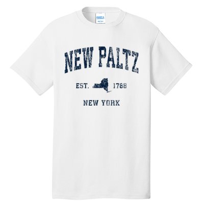 New Paltz New York Ny Vintage Athletic Tall T-Shirt