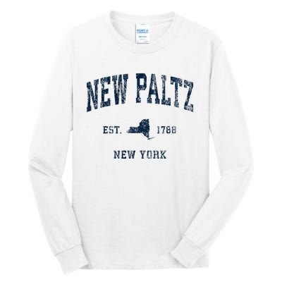 New Paltz New York Ny Vintage Athletic Tall Long Sleeve T-Shirt