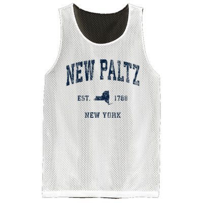 New Paltz New York Ny Vintage Athletic Mesh Reversible Basketball Jersey Tank