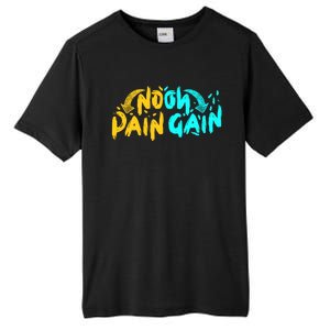 No Pain No Gain Wrathful Gym Bodybuilding Clothing Design Gift Tall Fusion ChromaSoft Performance T-Shirt