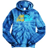 No Pain No Gain Wrathful Gym Bodybuilding Clothing Design Gift Tie Dye Hoodie