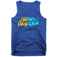 No Pain No Gain Wrathful Gym Bodybuilding Clothing Design Gift Tank Top