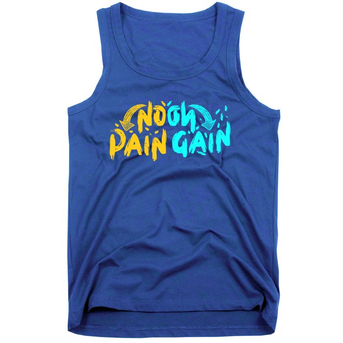 No Pain No Gain Wrathful Gym Bodybuilding Clothing Design Gift Tank Top