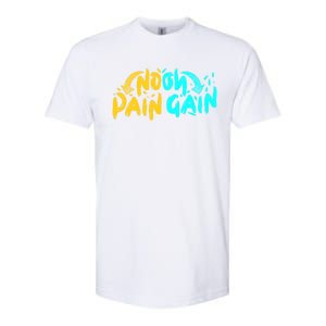 No Pain No Gain Wrathful Gym Bodybuilding Clothing Design Gift Softstyle CVC T-Shirt