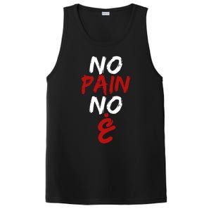 No Pain No Gain Funny Arabic Motivational Gym Gift PosiCharge Competitor Tank